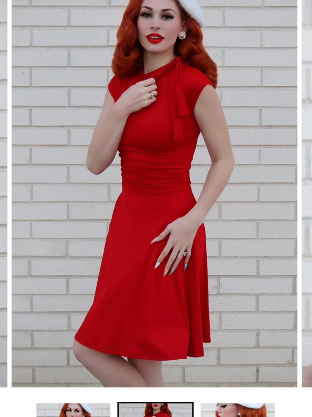 Read Description! Set of 6!!!!! Retrolicious/ Folter Bombshell Dresses - Picture 6 of 6